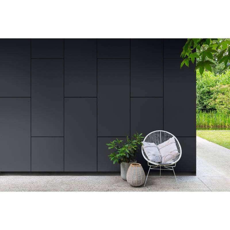 Image du produit Equitone&reg; (Coloura) - Gris noir (RAL 7021) - Bords rectifi&eacute;s - 8 x 1250 x 3100 mm