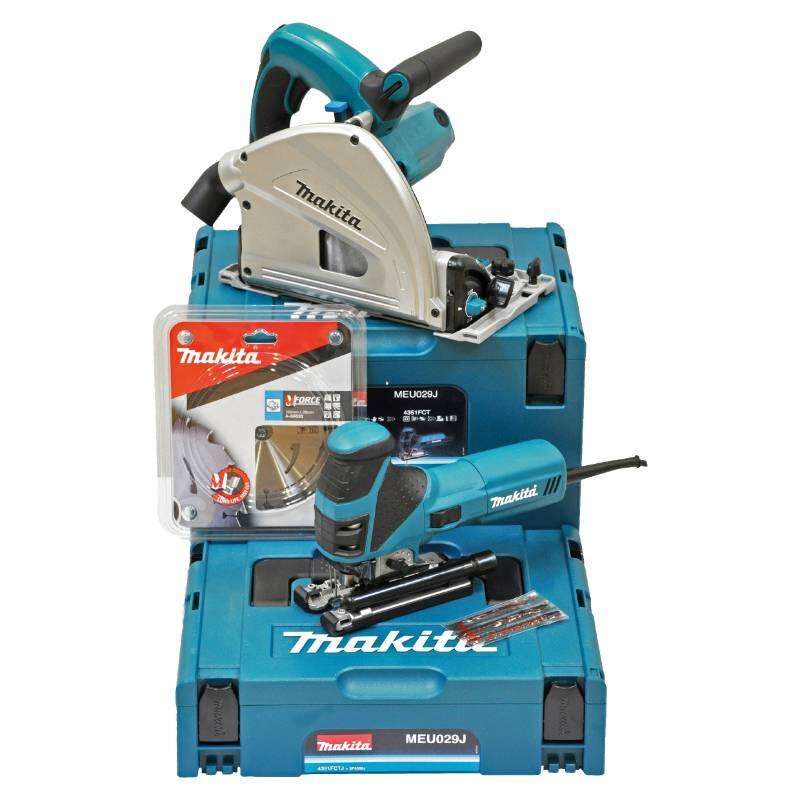 Image du produit MAKITA - SET Scie circulaire plongeante + Scie sauteuse MEU029J