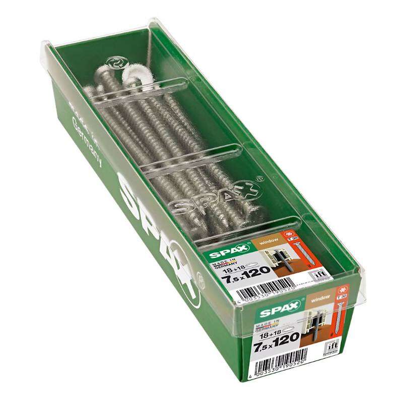 Image du produit SPAX&reg;- Vis Chassis (+ Couv. Blanc) - &Oslash; 7,5 mm - T&ecirc;te frais&eacute;e - WIROX - T-STAR Plus (T30) - Filetage total