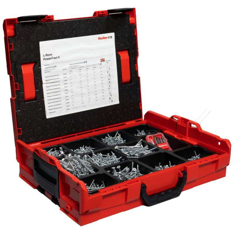 Image du produit FISCHER - Coffret Power Fast II BC L-Boxx 102 (1800 pcs) - PROMO TEMPORAIRE