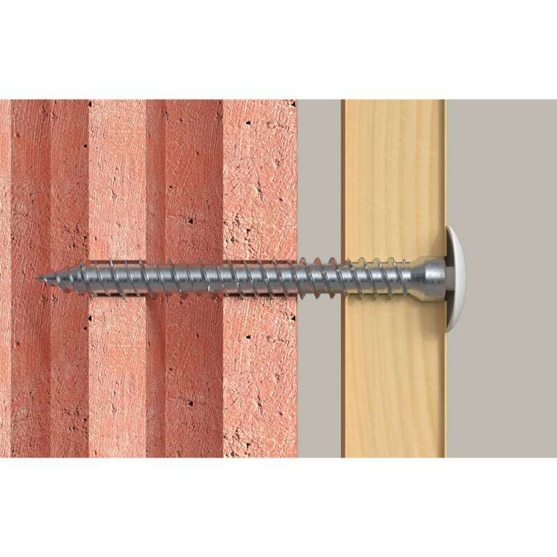 Image du produit FISCHER - Vis pour Menuiserie ext&eacute;rieure FFSZ - &Oslash; 7,5 mm - T&ecirc;te cylindrique - TX 30 - (100/bte)