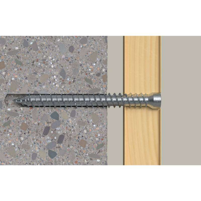 Image du produit FISCHER - Vis pour Menuiserie ext&eacute;rieure FFSZ - &Oslash; 7,5 mm - T&ecirc;te cylindrique - TX 30 - (100/bte)