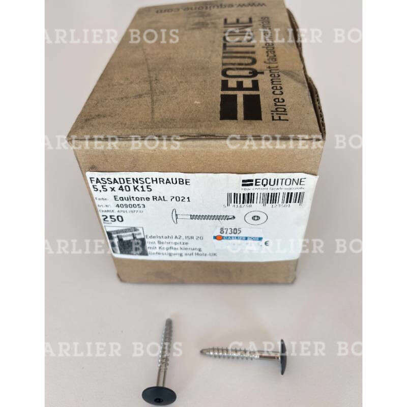 Image du produit Equitone&reg; (Coloura) - Vis - &Oslash; 5,5 x 40 mm - (250 pi&egrave;ces)