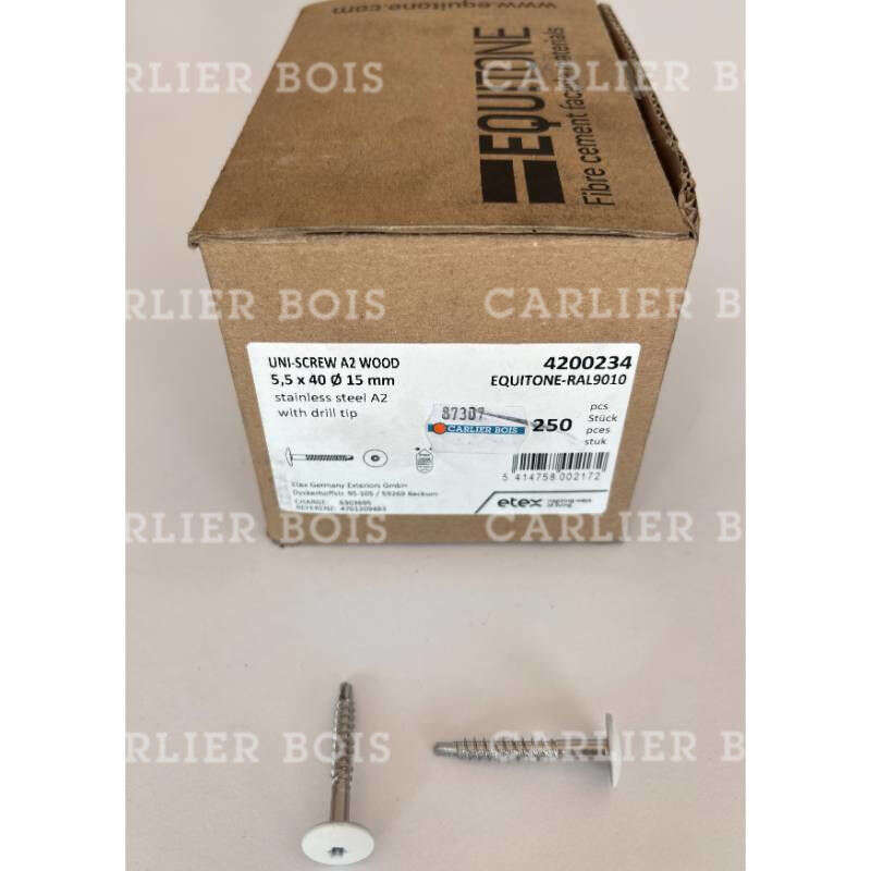 Image du produit Equitone&reg; (Coloura) - Vis - &Oslash; 5,5 x 40 mm - (250 pi&egrave;ces)