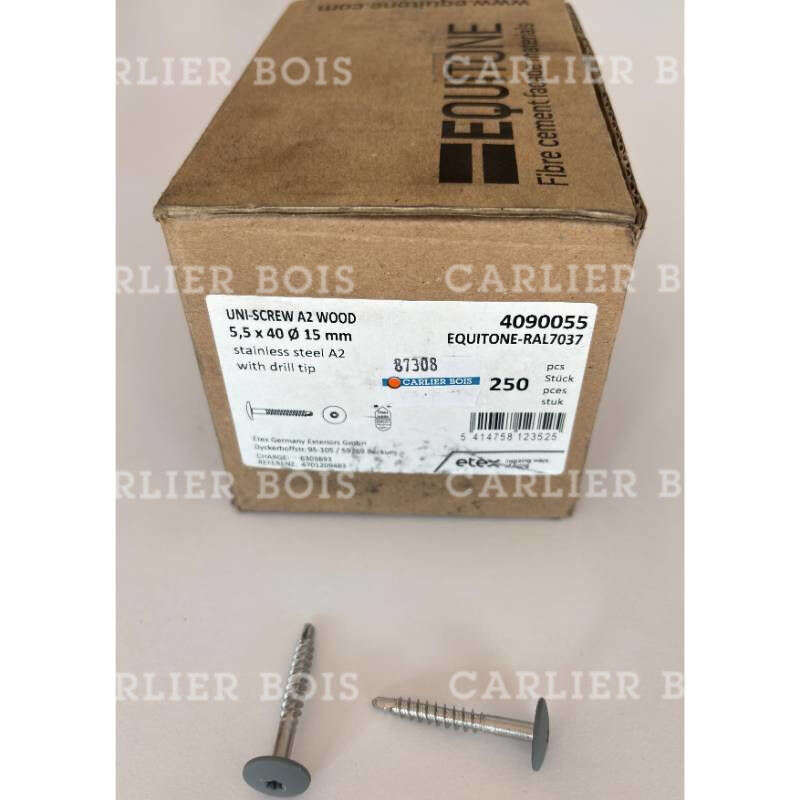 Image du produit Equitone&reg; (Coloura) - Vis - &Oslash; 5,5 x 40 mm - (250 pi&egrave;ces)