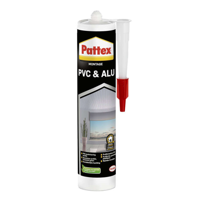 Image du produit Pattex - Colle Montage PVC & ALU (450 gr)