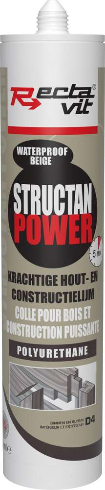 Image du produit Rectavit - Colle Structan Power 5 min - D4 (310 ml)