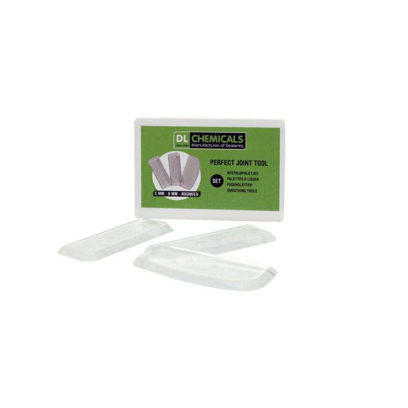 Image du produit DL Chemicals - Perfect Joint Tool Rounded (Palettes &agrave; lisser) - Set 5 &agrave; 8 mm