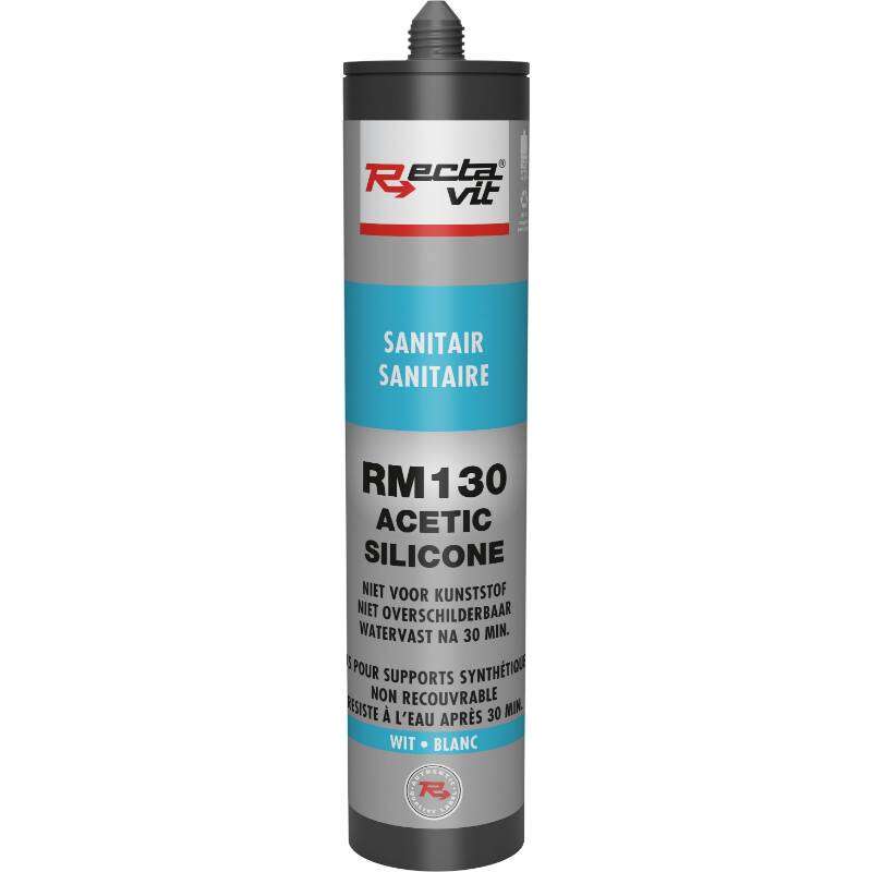 Image du produit Rectavit - Recta Mastic 130 Sanitaire - Blanc ou Transparent (310 ml)