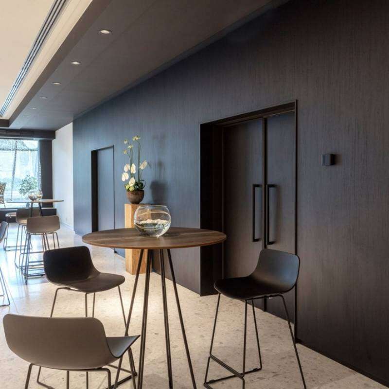Image du produit AGGLO M&eacute;lamin&eacute; - Elegant Black (113 W06 / structure bois) - 18 mm - 280 x 207 cm