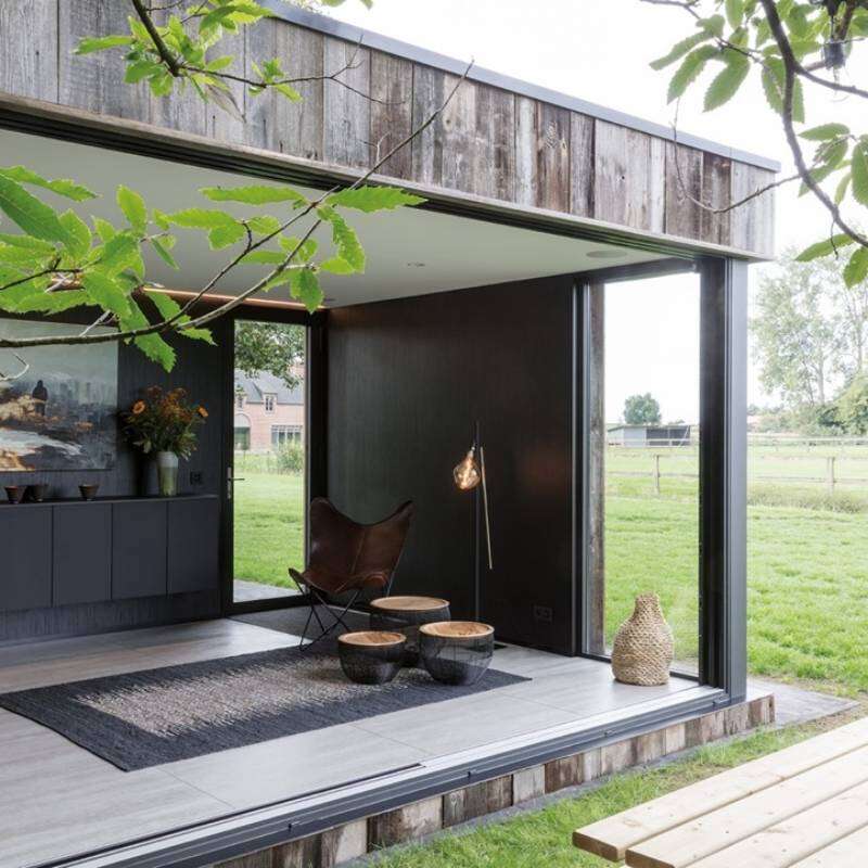 Image du produit AGGLO M&eacute;lamin&eacute; - Elegant Black (113 W06 / structure bois) - 18 mm - 280 x 207 cm