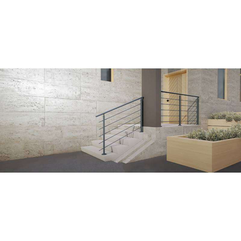 Image du produit Kordo - Garde-corps (en kit) PRESTIO - Anthracite (RAL 7016) - Pose &agrave; plat - 2 m
