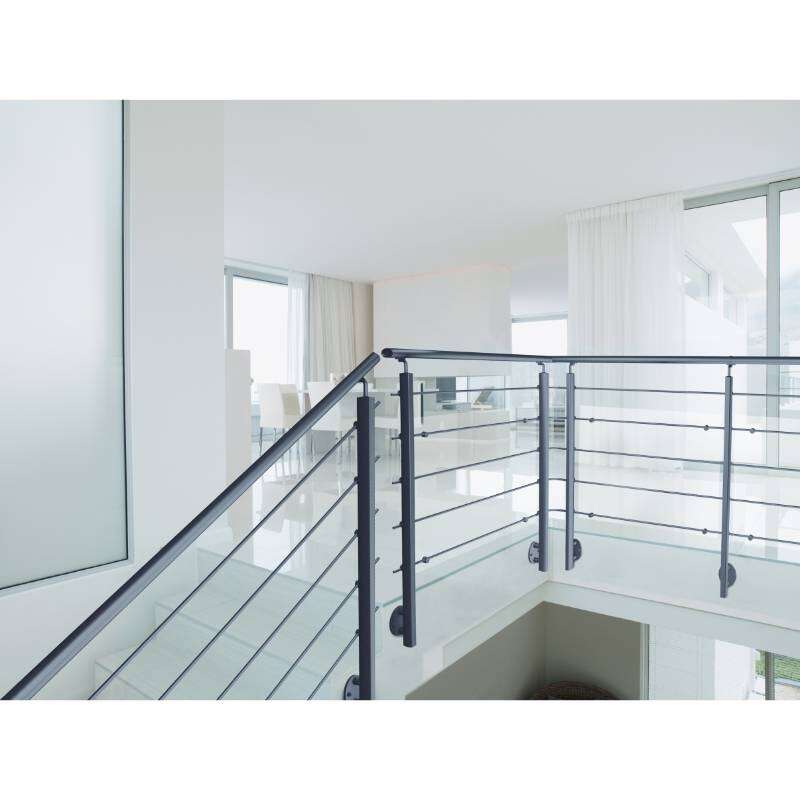 Image du produit Kordo - Garde-corps (en kit) PRESTIO - Anthracite (RAL 7016) - Pose lat&eacute;rale - 2 m