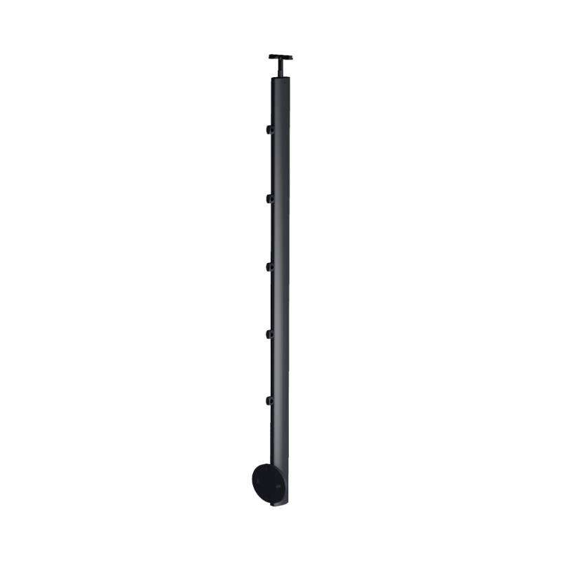 Image du produit Kordo - Poteau pour Garde-corps PRESTIO - Anthracite (RAL 7016)- Pose lat&eacute;rale