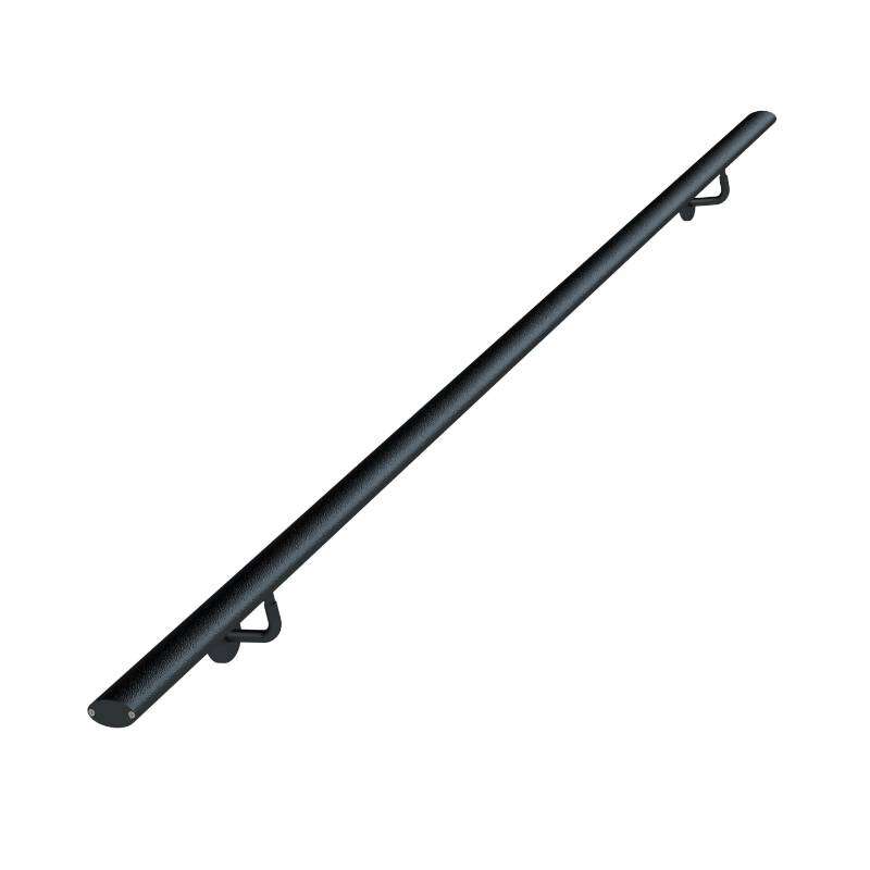 Image du produit Kordo - Main courante PRESTIO (Pack) - Anthracite (RAL 7016) + 2 supports + 2 embouts - 30 x 55 mm x 2 m