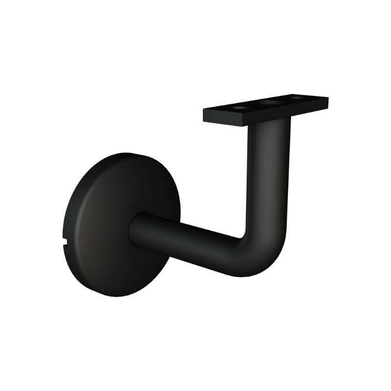 Image du produit Kordo - Support mural pour Main courante OPALU / FLEXIO - Alu Noir (RAL 9005) - (1 pi&egrave;ce)