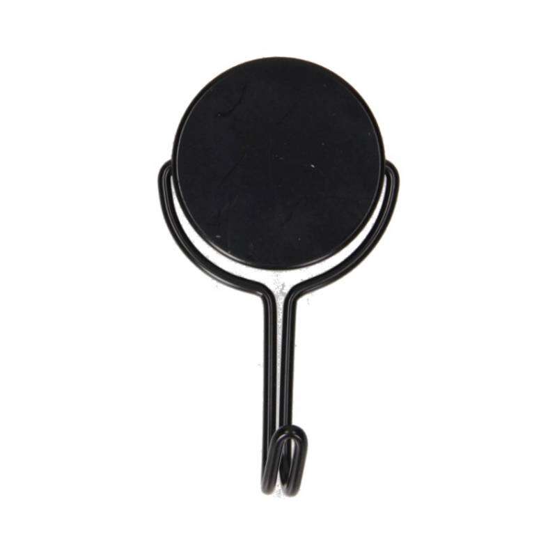 Image du produit Crochet Magn&eacute;tique - Noir - Rotatif 360&deg; - &Oslash; 32 x 65 mm - 8 Kg (1 pi&egrave;ces)