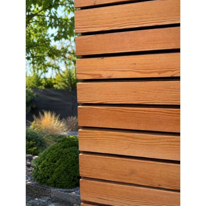 Image du produit Bardage M&eacute;l&egrave;ze - Ajour&eacute; double pente - 21 x 68 mm LG