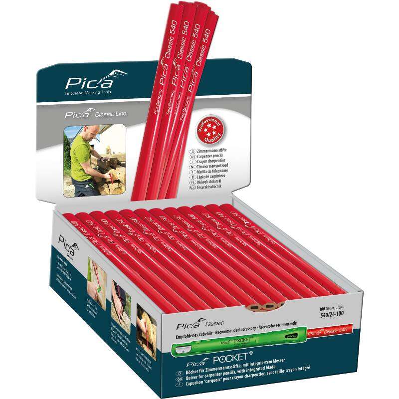 Image du produit PICA - Crayon de Menuisier - Format Oval - 24 ou 30 cm