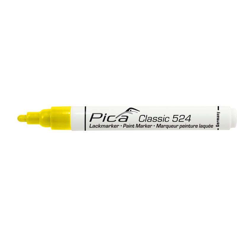 Image du produit PICA - Marqueur de Peinture - Pointe Ronde - Trait de 2 &agrave; 4 mm - Jaune