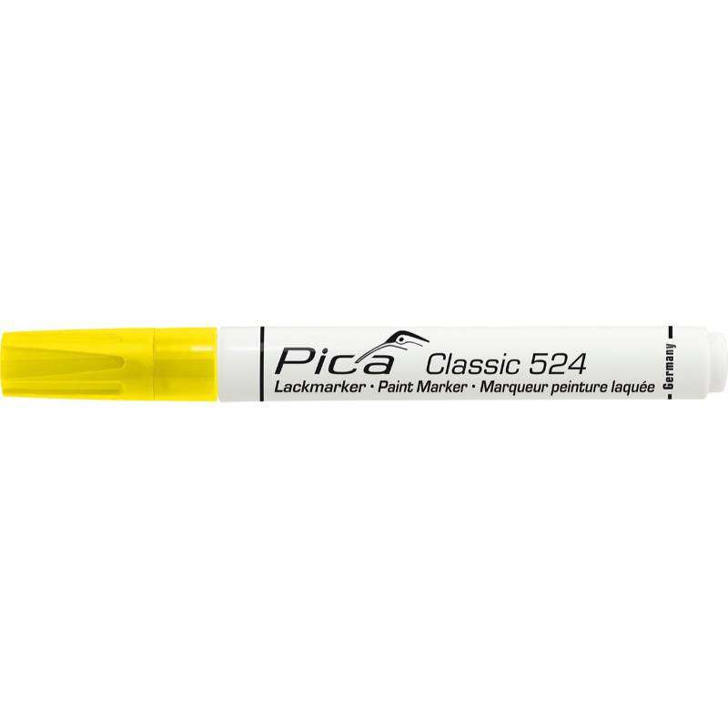 Image du produit PICA - Marqueur de Peinture - Pointe Ronde - Trait de 2 &agrave; 4 mm - Jaune