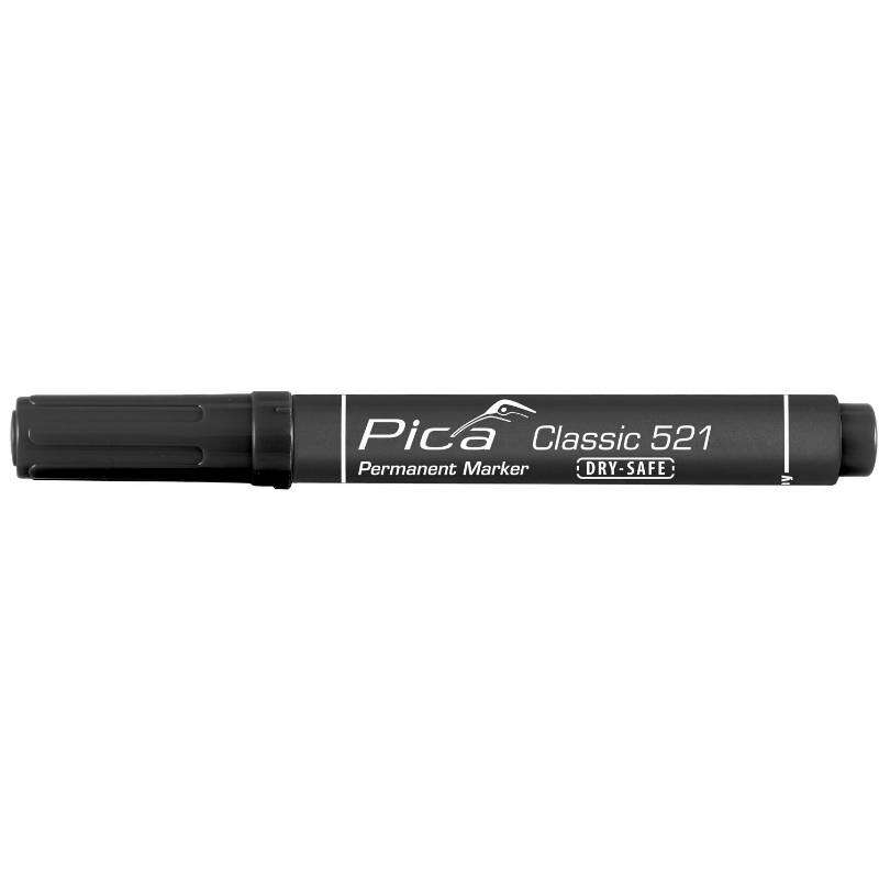 Image du produit PICA - Marqueur Permanent - Pointe en Biseau - Trait de 2 &agrave; 6 mm - Noir