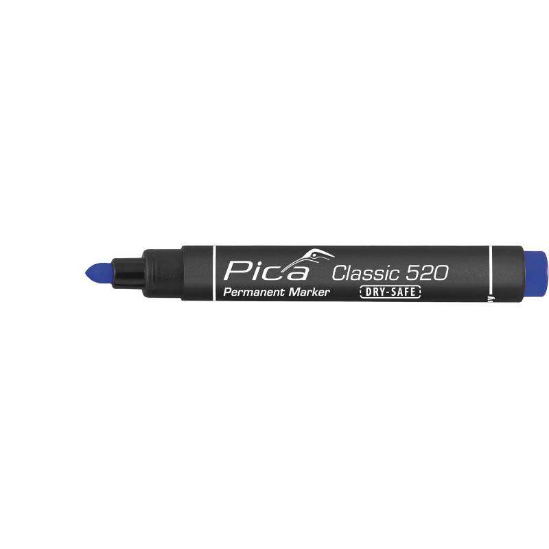 Image du produit PICA - Marqueur Permanent - Pointe Ronde - Trait de 1 &agrave; 4 mm - Bleu