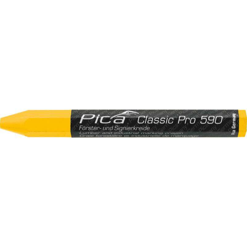 Image du produit PICA - Craie Foresti&egrave;re et Industrielle PRO - 12 x 120 mm - Jaune