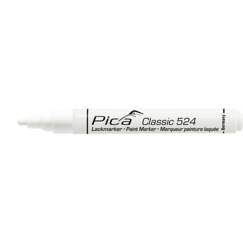 Image du produit PICA - Marqueur de Peinture - Pointe Ronde - Trait de 2 &agrave; 4 mm - Blanc
