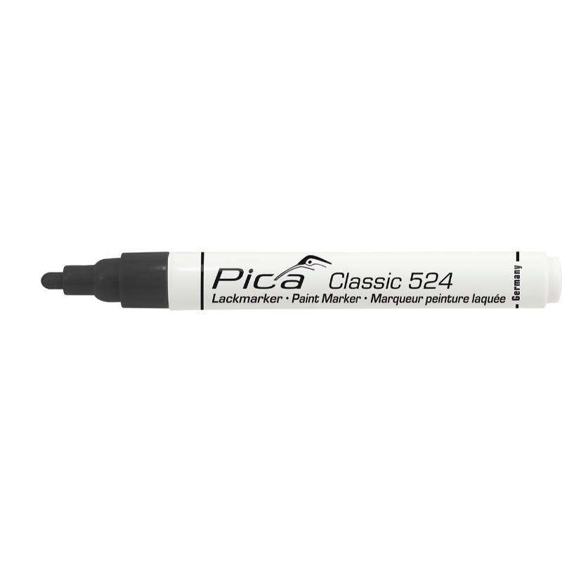 Image du produit PICA - Marqueur de Peinture - Pointe Ronde - Trait de 2 &agrave; 4 mm - Noir