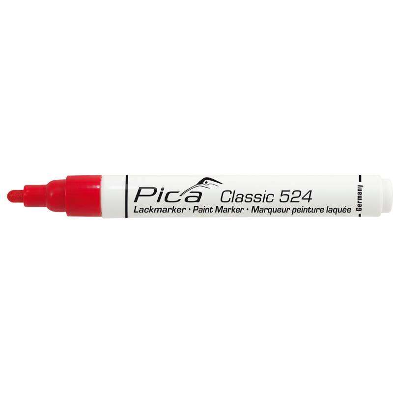Image du produit PICA - Marqueur de Peinture - Pointe Ronde - Trait de 2 &agrave; 4 mm - Rouge