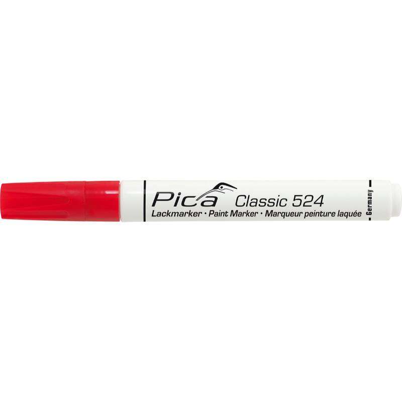 Image du produit PICA - Marqueur de Peinture - Pointe Ronde - Trait de 2 &agrave; 4 mm - Rouge