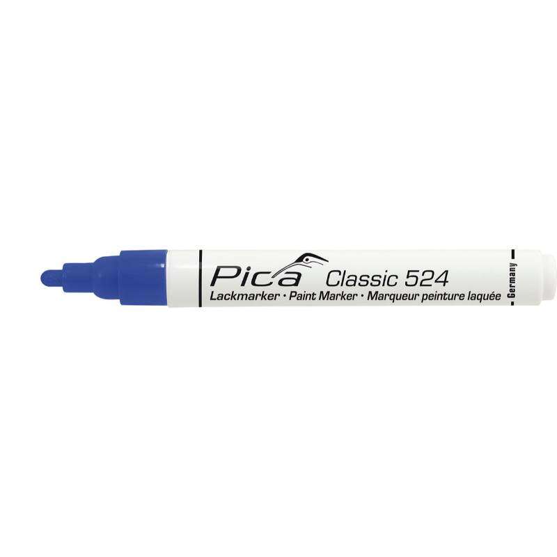 Image du produit PICA - Marqueur de Peinture - Pointe Ronde - Trait de 2 &agrave; 4 mm - Bleu