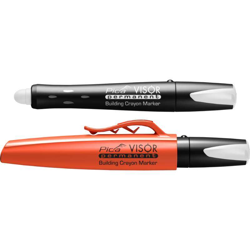 Image du produit PICA - Marqueur Permanent (VISOR) - Pointe de 10 mm - Blanc