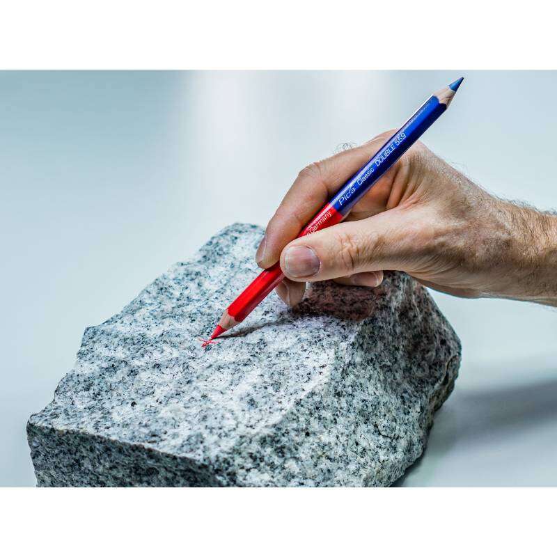 Image du produit PICA - Crayon Rouge/Bleu en 1 - 18 cm