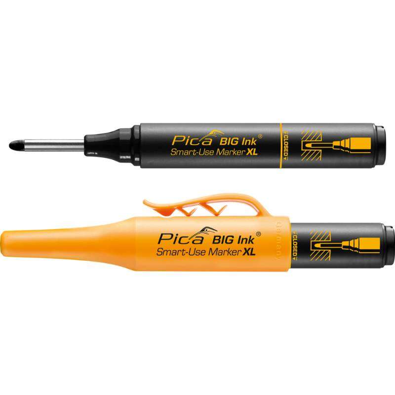 Image du produit PICA - Marqueur p/Trou profond (INK, XL) - Pointe de 2 &agrave; 4 mm - Noir