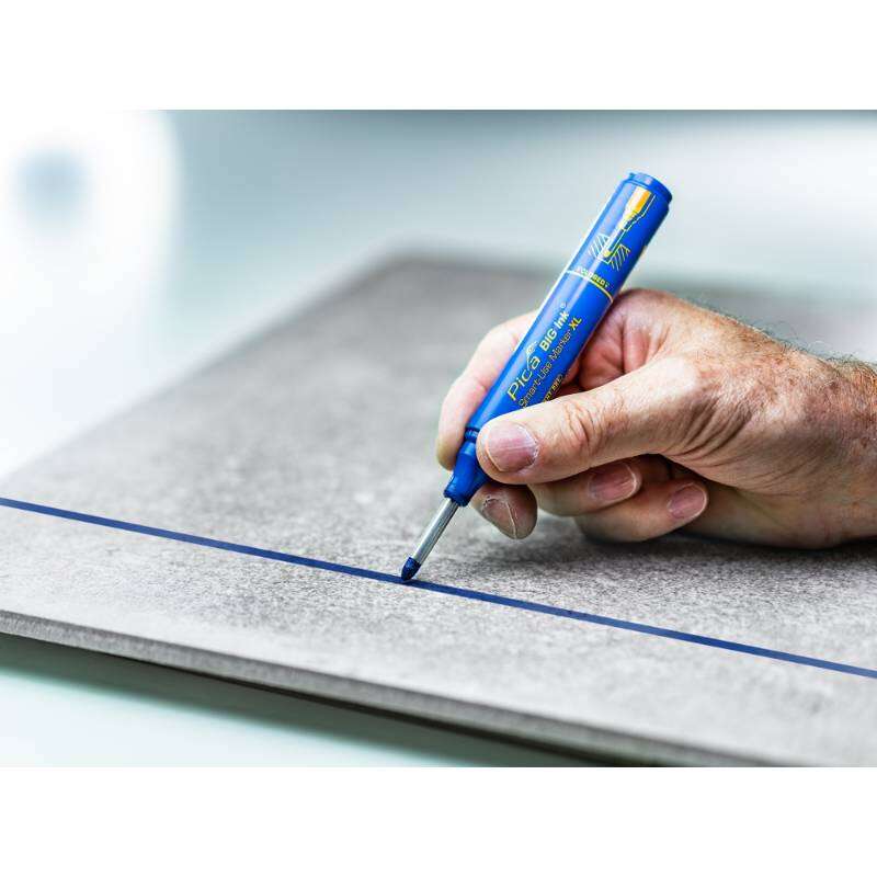 Image du produit PICA - Marqueur p/Trou profond (INK, XL) - Pointe de 2 &agrave; 4 mm - Bleu