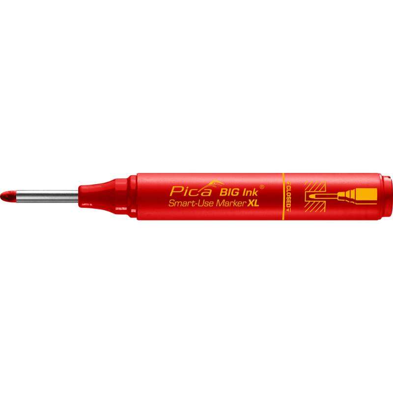 Image du produit PICA - Marqueur p/Trou profond (INK, XL) - Pointe de 2 &agrave; 4 mm - Rouge
