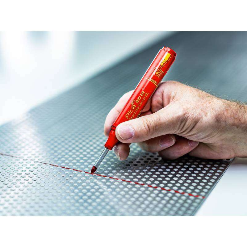 Image du produit PICA - Marqueur p/Trou profond (INK, XL) - Pointe de 2 &agrave; 4 mm - Rouge