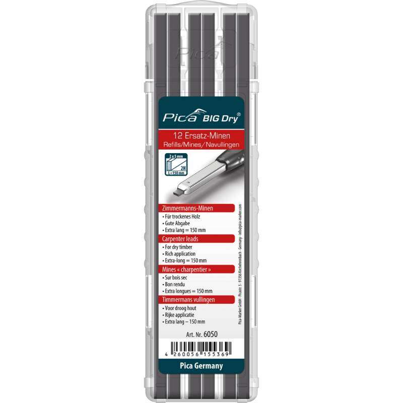 Image du produit PICA - Recharge (Big DRY) Soluble - Graphite H (Duret&eacute;) - (12 mines)