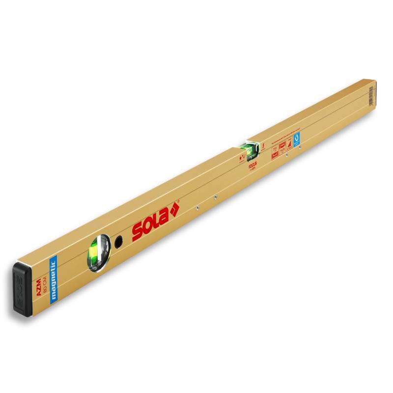 Image du produit SOLA - Niveau &agrave; bulle en Aluminium - Magn&eacute;tique - 2 Fioles - Longueur au choix - (AZM)