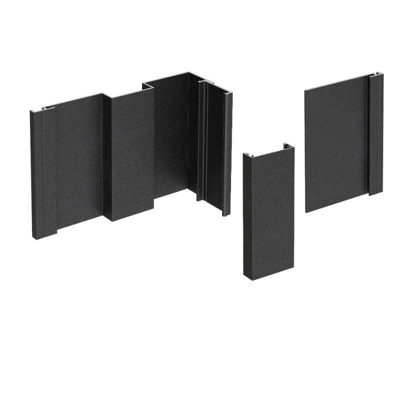 Image du produit Cladix > Pack 5 - Ensemble Corner Inside - RAL9005 - Lg. 3,005 m