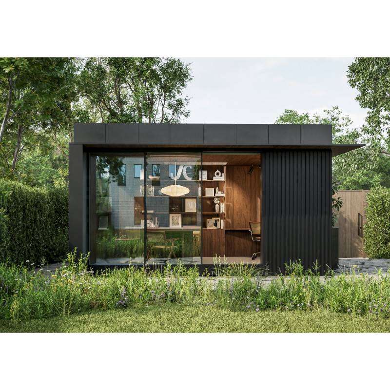 Image du produit Cladix > Pack 1A - 2-Lines-Profile-305 - RAL9005 - Lg. 3,005 m (4pcs -1,9232 m&sup2;/colis)