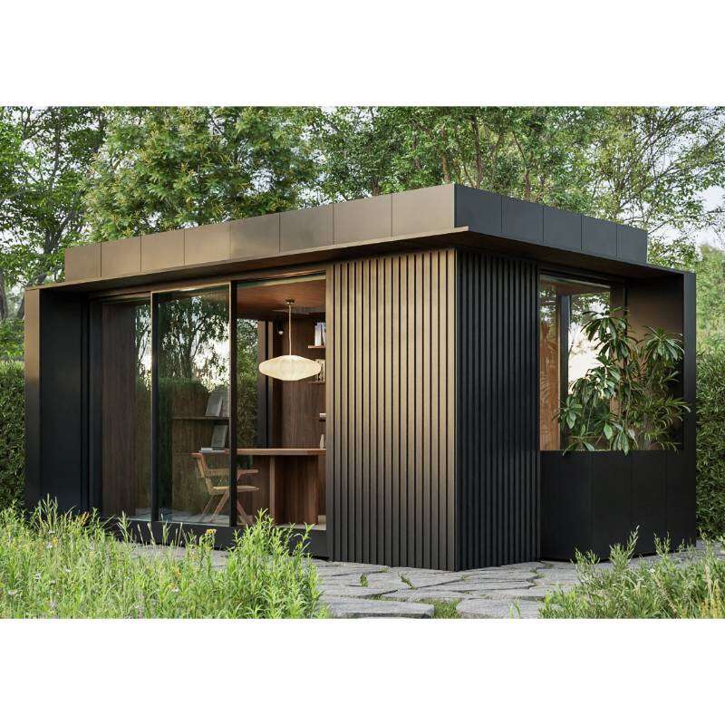 Image du produit Cladix > Pack 1A - 2-Lines-Profile-305 - RAL9005 - Lg. 3,005 m (4pcs -1,9232 m&sup2;/colis)