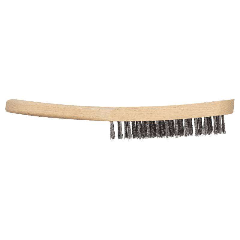 Image du produit Wolfcraft&reg;- Brosse avec manche en Acier (4 rang&eacute;es de fil Acier)