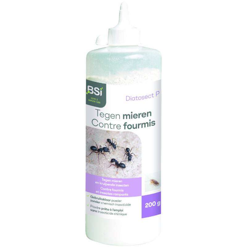 Image du produit BSI - Diatosect P - Terre de Diatom&eacute;e - Anti-Fourmis et Insectes rampants - (200 g)