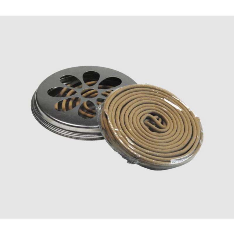 Image du produit BSI - Spirale &agrave; la citronnelle avec Bo&icirc;te de combustion en Inox