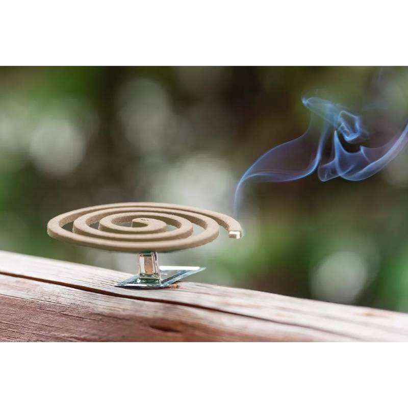 Image du produit BSI - Spirale &agrave; la citronnelle avec Bo&icirc;te de combustion en Inox