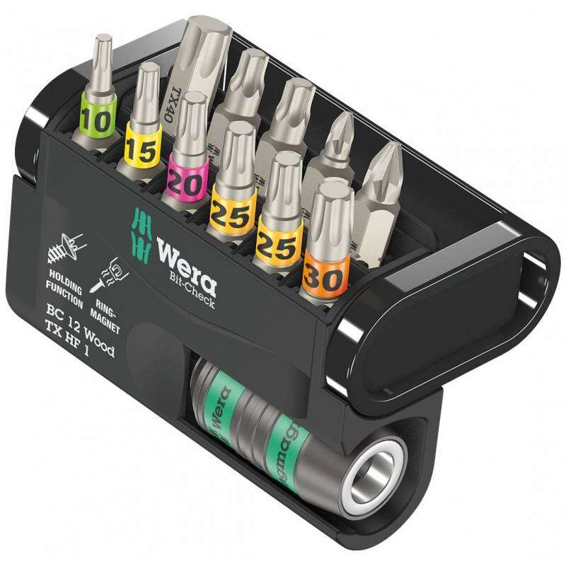 Image du produit Wera - Jeu de 12 Embouts Bois - 12 Wood TX HF 1 - (12 pcs)