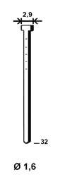 Image du produit Alsafix&reg;- Brads 20&deg; - Inox (2000 pcs)